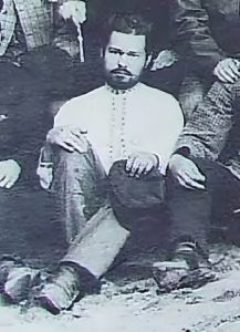А.Балдёнков в бригаде палехских иконописцев